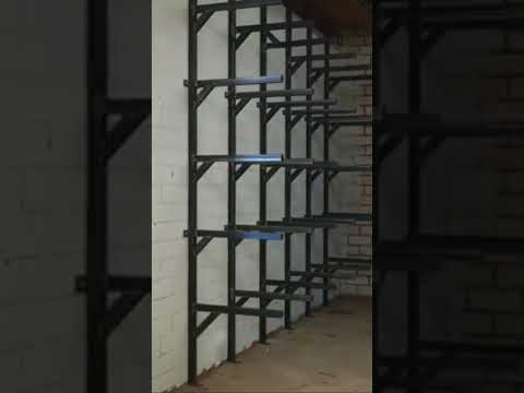 Strongest wood rack ever! Store your wood the right way! Woodworking tip 🪵🪚