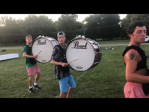 Spartans 2019 Drumline - On Field Battery Cam