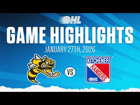 OHL Highlights: Sarnia Sting @ Kitchener Rangers Jan. 27, 2026