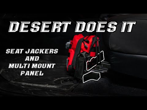 Desert Does It Seat Jackers and Multi Mount Panel (MMP) Install and Review | 3rd Gen Tacoma