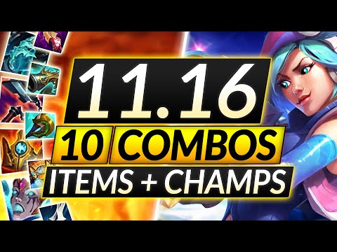 10 MOST BROKEN Champion and Build Combos RIGHT NOW (11.16) - LoL Guide