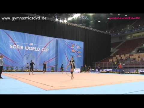 Alina Harnasko Hoop Podium Training - WC Sofia 2017