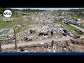 Drone Footage Shows Trail Of Destruction After Deadly Tornado Tears Through Laurel County