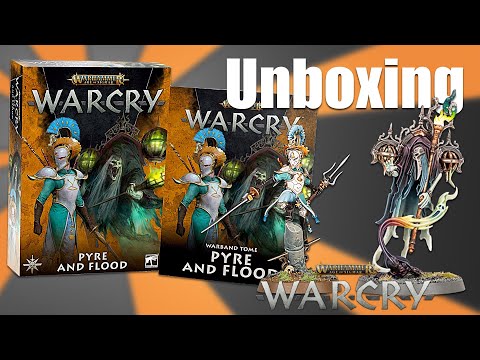 UNBOXING Warcry: Pyre & Flood Warhammer Age of Sigmar #boardgames