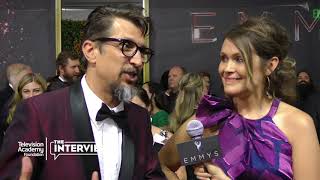 Lucky Yates and Amber Nash on their favorite thing about "Archer" — 2017 Creative Arts Emmys