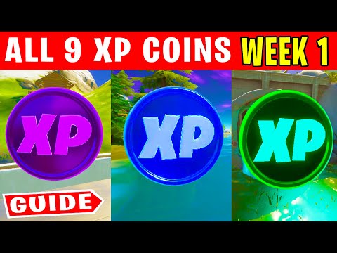 All XP COINS LOCATIONS IN FORTNITE CHAPTER 2 SEASON 4 WEEK 1