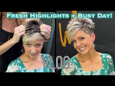 VLOG:  Pixie Highlights + A Crazy Busy Day! ✂️💥