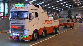 AMAZING Volvo DAF MAN Mercedes RC Trucks in Action at UK's BIGGEST RC Truck EVENT