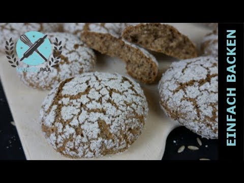 Pure rye wholegrain rolls healthy, tasty and crispy