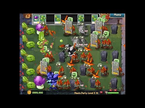 Plants vs Zombies Hack - Hallowen Pinata Party Mod [Part 2]