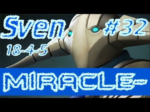 #32 Dota2 Top MMR - Miracle- plays Sven - (18-4-5) - Full game
