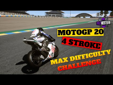 Motogp 20 Historic Challenges Max Difficulty Le Mans + Set Up
