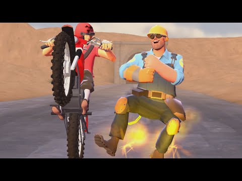 (SFM) TF2 mercs drive their cars