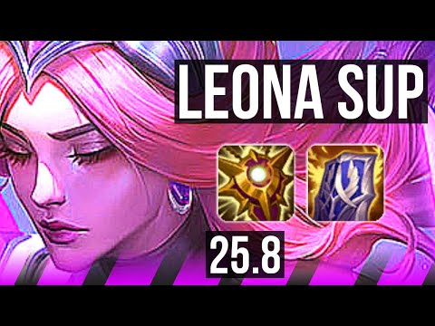 LEONA & Miss Fortune vs ALISTAR & Varus (SUP) | KR Master | 25.8
