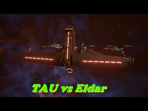 TAU vs Eldar! Rank 28, Heroic Difficulty, 1500 Points - Battlefleet Gothic Armada