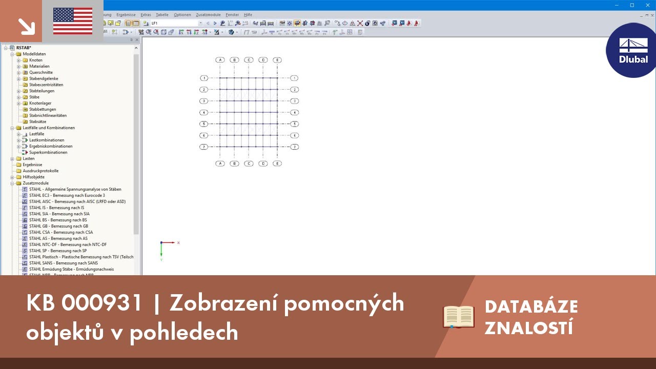 KB 000931 | Zobrazení pomocných objektů v pohledech