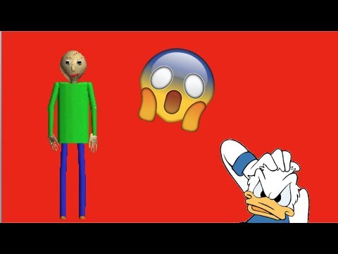 Donald Duck plays Baldi's Basics?!