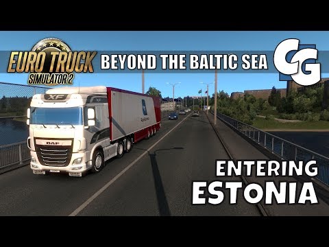 ETS2 - Beyond the Baltic Sea - Entering Estonia (No Mods)