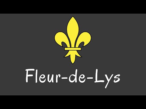 What is the French "Fleur-de-Lys" (or Fleur-de-Lis) and what does it represent?