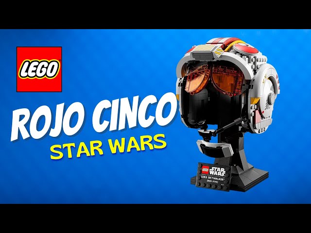 Vídeo relacionado con LEGO 75327 Star Wars Casco de Luke Skywalker, Versión Cinco Rojo, Maqueta para Construir para Adultos, Regalo Coleccionable para Fans