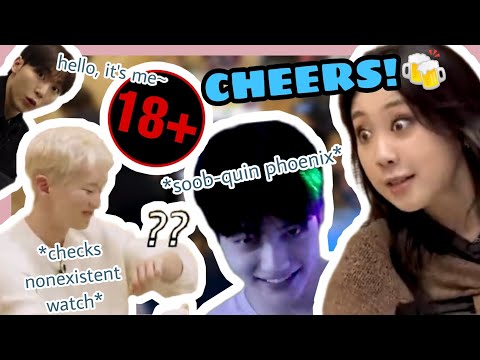 What happens when you let Soobin and Hoshi go to Young Ji's drinking show... (ft. Seungkwan)