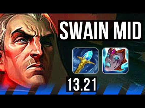 SWAIN vs TALON (MID) | 4/0/13, 800+ games | KR Grandmaster | 13.21