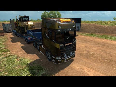 Euro Truck Simulator 2: Scania S - Pescara Italy to Clermont-Ferrand France Timelapse