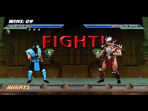 MORTAL KOMBAT - PORJECT  NEW ERA  - MK2  SUB ZERO GAMEPLAY