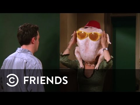 Monica Has A Turkey On Her Head  | Friends