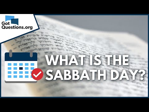 What is the Sabbath day? | GotQuestions.org