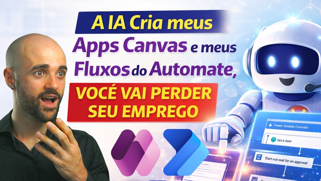 Usei IA para criar Power Apps e Power Automate sem tocar no código , perdi meu emprego ?