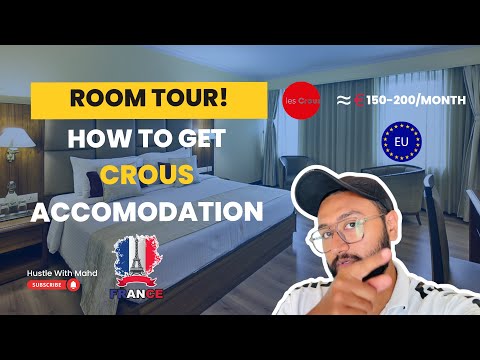 How to Apply for CROUS Accommodation in France (2025) 🇫🇷 | Student Room Tour in Bayonne