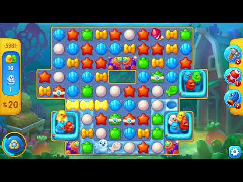 [FISHDOM Walkthrough] Level 5981 (Qua màn - Fishdom)