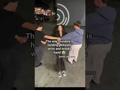 the way txunamy us only holding brooks hand 😭 #txunamy #brooknamy #brooks #jackson #tiktok #fyp