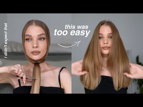 i didn't know cutting my own hair would be so easy