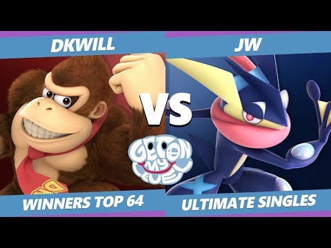 GOML 2019 SSBU - DKWill (Donkey Kong) Vs. JW (Greninja) Smash Ultimate Tournament Winners Top 64