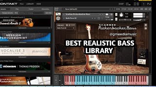 Scarbee Rickenbacker Bass Sound Demo | Best Realistic Bass Library for Kontakt