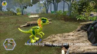 Lego Jurassic World. Curing a Gallimimus, Gallimimus Territory, Jurassic Park.