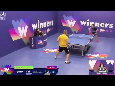 Winners League 23.10.21 Tveritinov Roman - Riabko Artem 16:30