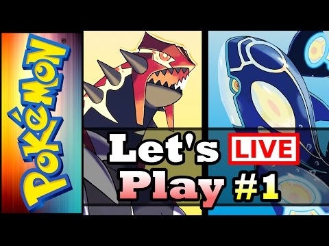 Pokemon Omega Ruby and Alpha Sapphire - LIVESTREAM! - Let's Play Part 1 (3DS Gameplay / Walkthrough)