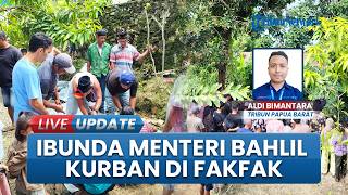 Penyembelihan Hewan Kurban di Masjid Nurul Iman Fakfak, Sumbangan Ibunda Bahlil Lahadalia