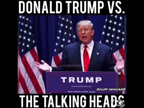 Trump versus The talking heads