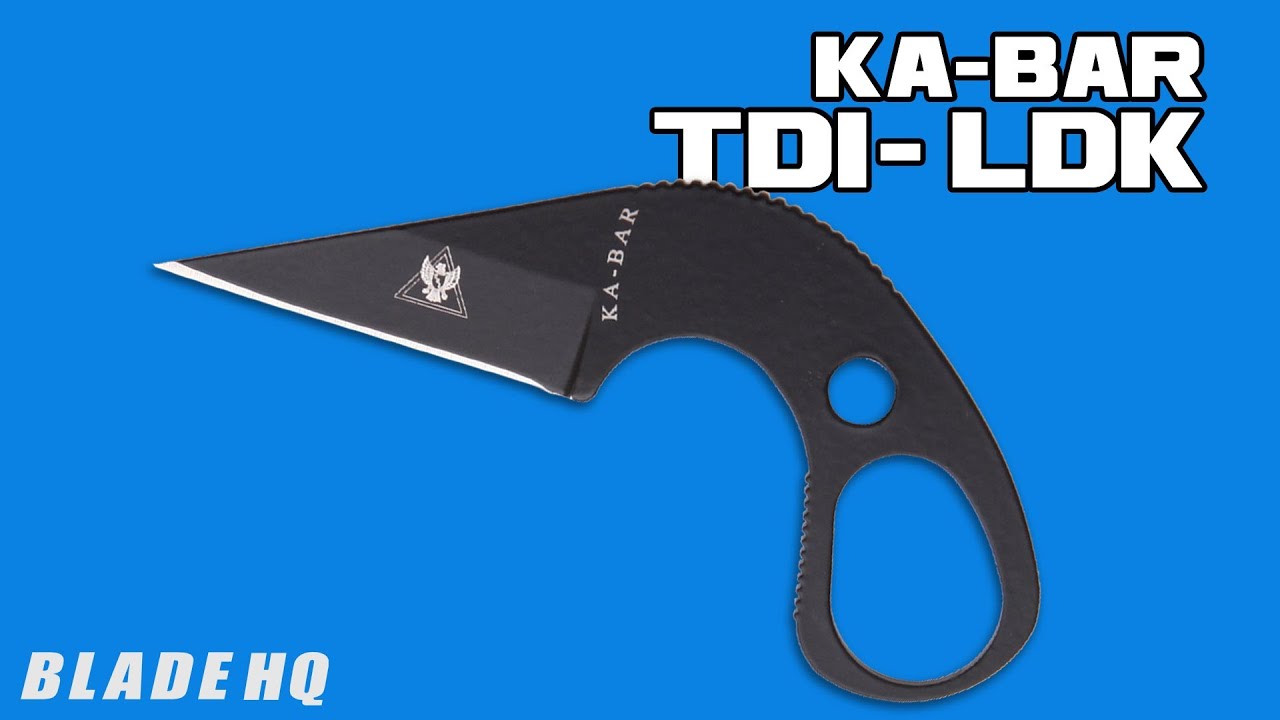 Ka-Bar TDI LDK Last Ditch Neck / Boot Knife (1.625" Black)