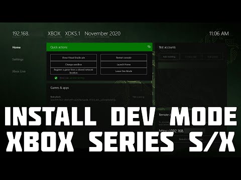 Install Dev Mode Xbox Series S and X! Dev Mode Full Setup Tutorial & App Install Guide!