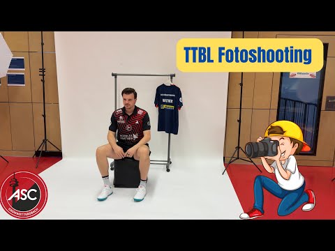 Behind the Scenes: TTBL Foto-Shooting beim ASC Grünwettersbach