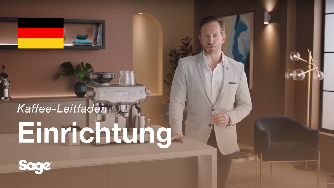 Tutorial für Breville-Kaffee - Einrichten Ihrer Maschine