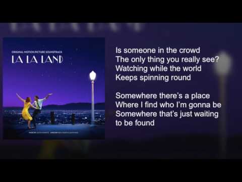 La La Land - Someone in the Crowd - Lyrics