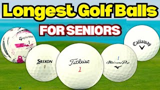 Top 5 LONGEST Golf Balls For Seniors — Stop Losing Distance!