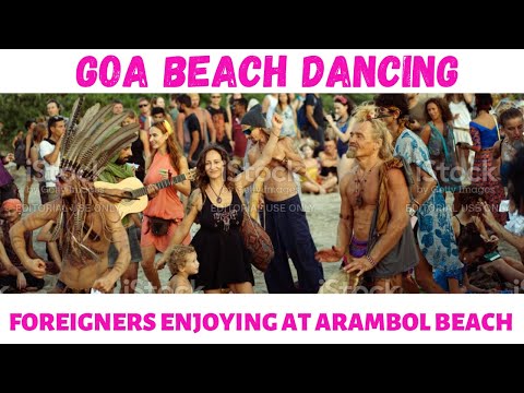 GOA BEACH PARTY.. OMG ! - Foreigners enjoying on the beats