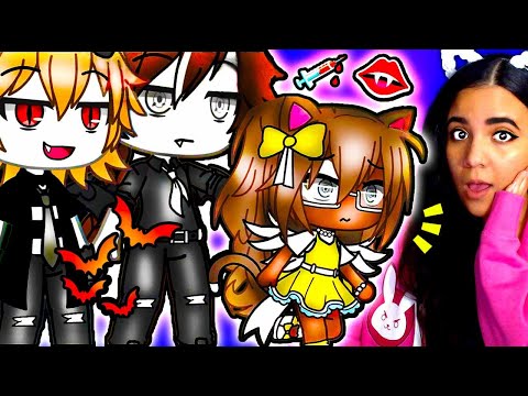 🩸🧛&zwj;♂️ Kidnapped by VAMPIRES! 🧛&zwj;♂️🩸 Gacha Life Mini Movie Love Story Reaction